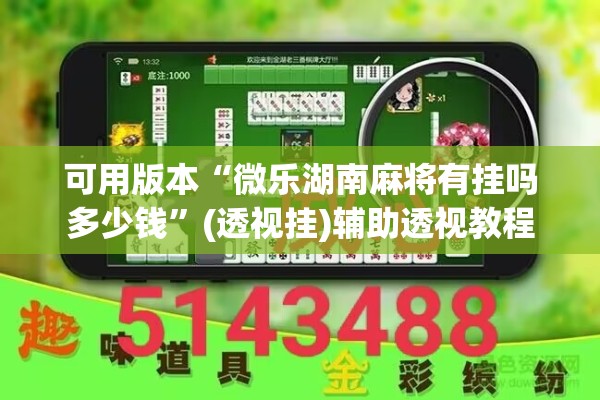安装程序教程“手机麻将开挂免费软件下载”分享装挂详细步骤