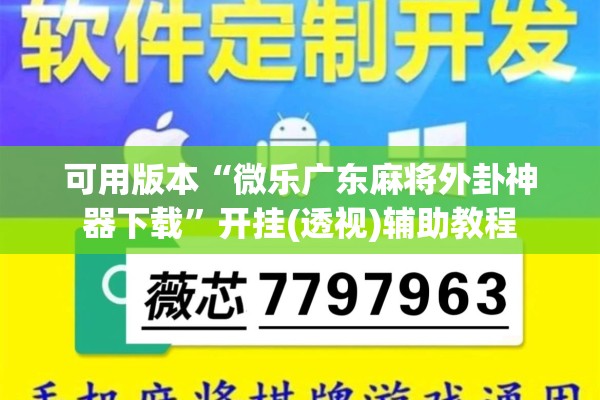 安装程序教程“微乐家乡麻将万能开挂器通用版”(透视挂)辅助透视教程