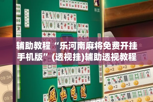 辅助教程“微乐湖南麻将开挂下载最新版”分享装挂详细步骤