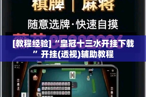 教程更新!方片十三张开挂方法!辅助神器插件下载