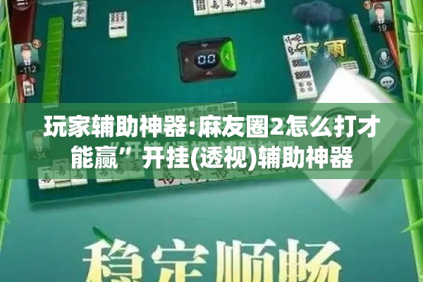 安装程序教程“雀神麻将怎么提高胜率!辅助神器插件下载