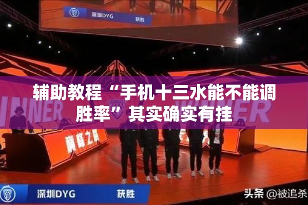 辅助教程“手机十三水能不能调胜率	”其实确实有挂