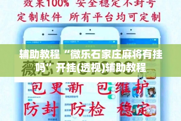 辅助教程“微乐石家庄麻将有挂吗	”开挂(透视)辅助教程