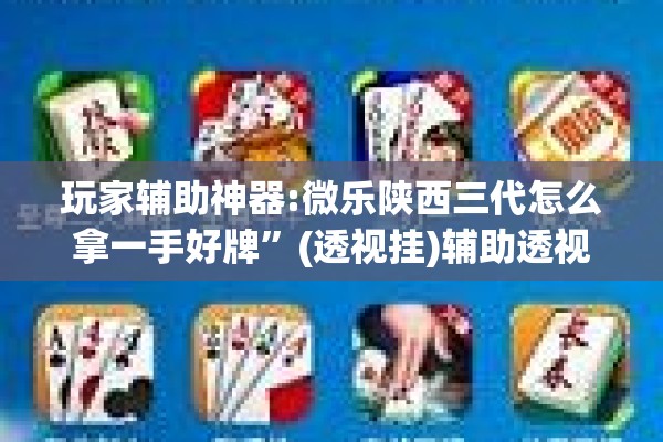 玩家辅助神器:微乐陕西三代怎么拿一手好牌”(透视挂)辅助透视教程