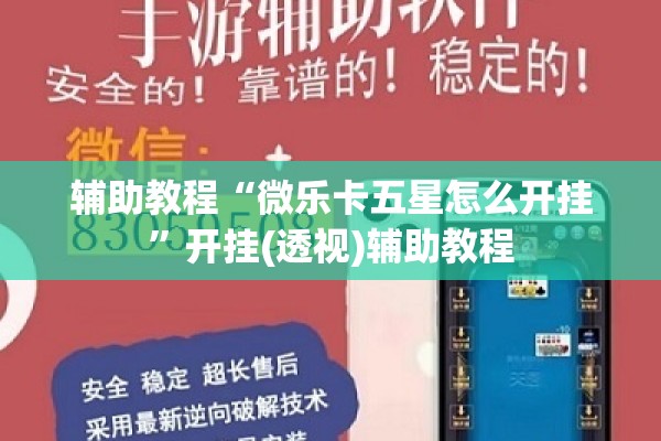 可用版本“德扑之星辅助”分享装挂详细步骤